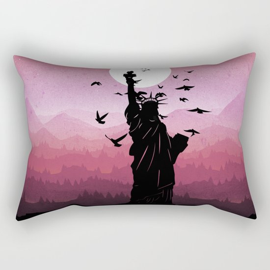 Liberty Enlightening the World Rectangular Pillow