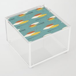 Mid Century Modern Abstract Pattern 4 Acrylic Box