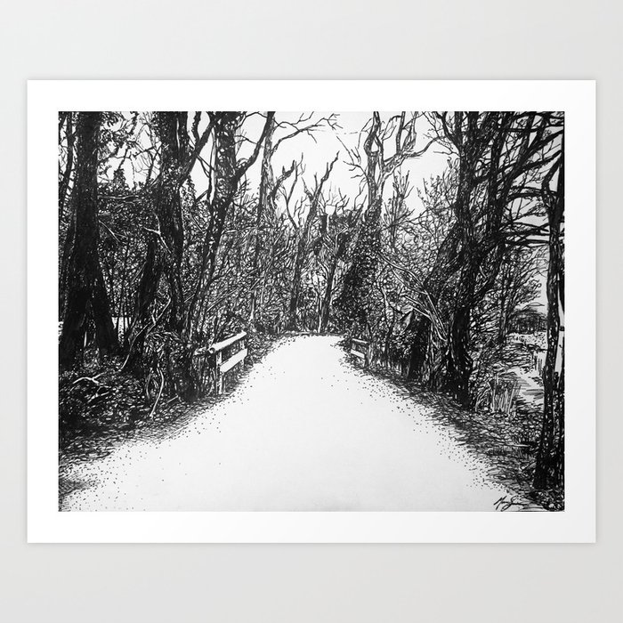 A Walk in the Woods Art Print