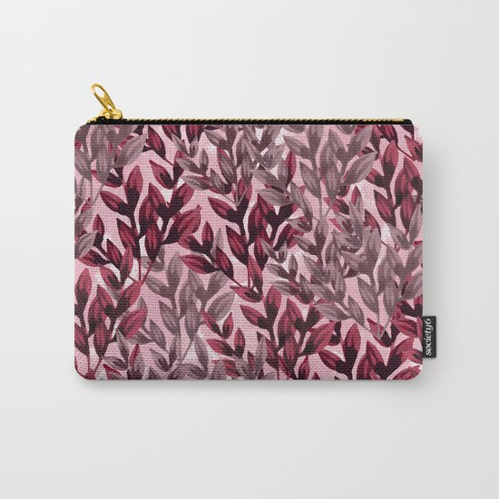 Leaf pattern Carry-All Pouch