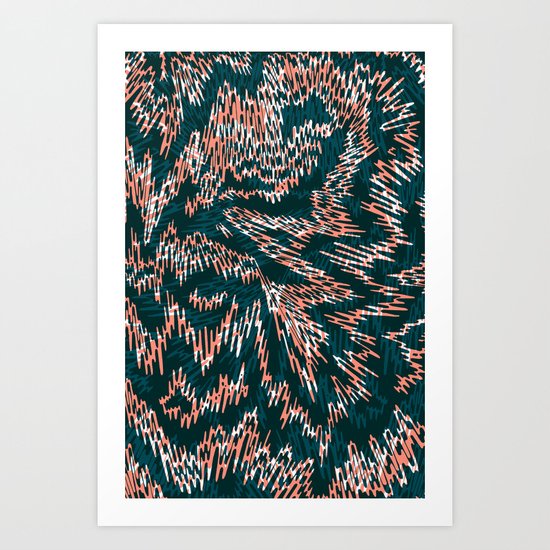 TIGUE "PEAKS" inside Art Print