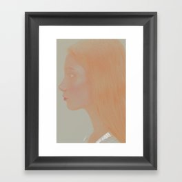 Portrait of a girl Framed Art Print