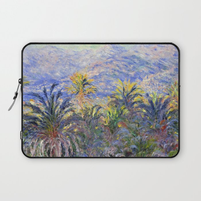 Claude Monet Palm Trees at Bordighera Laptop Sleeve
