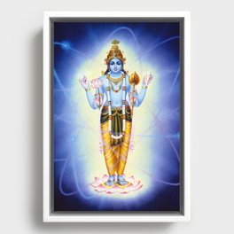 Cosmic Form of Lord Vishnu Framed Canvas
