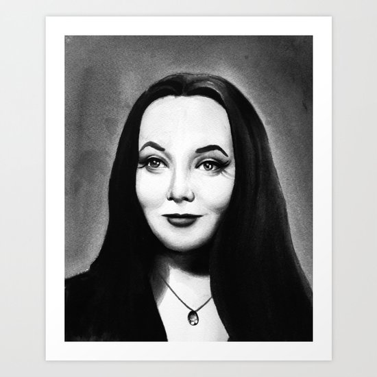 morticia Art Print
