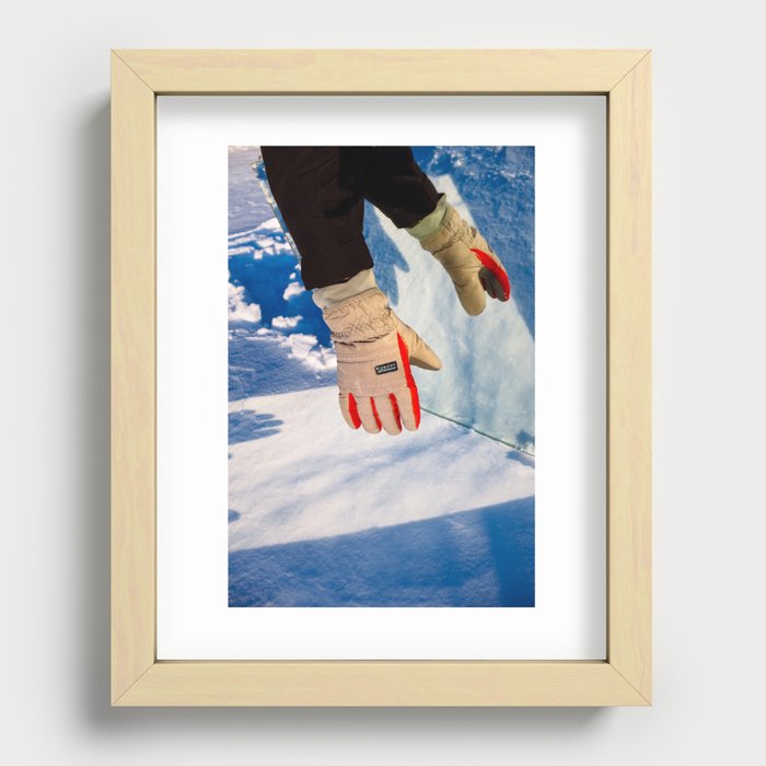 Snow Glove Recessed Framed Print