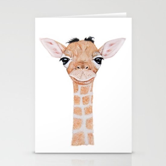 Little Giraffe Stationery Cards