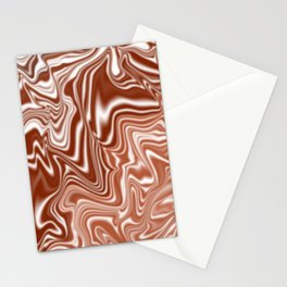 Chocolate Vanilla Swirl Stationery Cards
