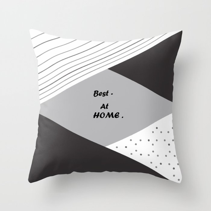 Best-at-home.   Shapes decor 6opposite. minimal. minimalist. minimalism. line. stripes. home. Throw Pillow
