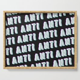 Anti - Typography Serving Tray