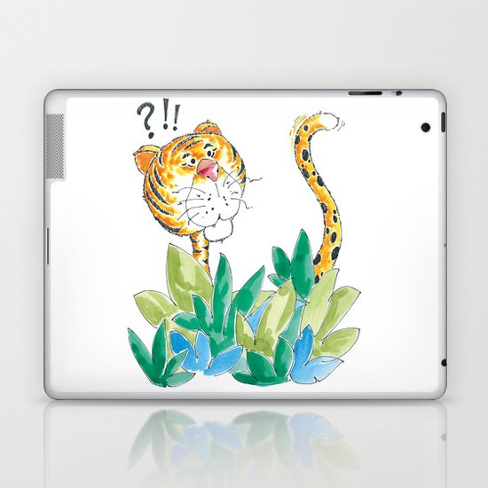 Spots, your tail is up! Laptop & iPad Skin
