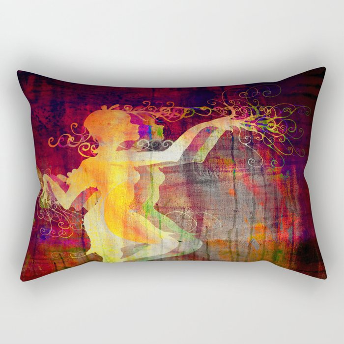 Alice Dancing Darkly Rectangular Pillow
