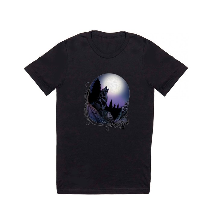 Howling Wolf (Signature Design) T Shirt