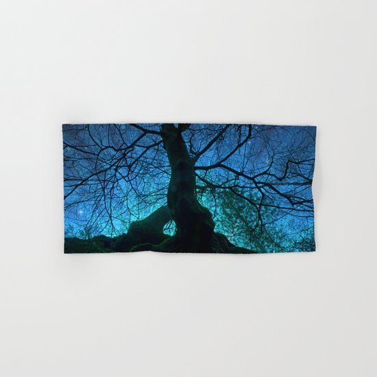 Tree under a spangled sky (light) Hand & Bath Towel