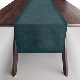 Marble Granite - Deep Teal Turquoise Ocean - Accent Color Decor - Lowest Price On Site Table Runner