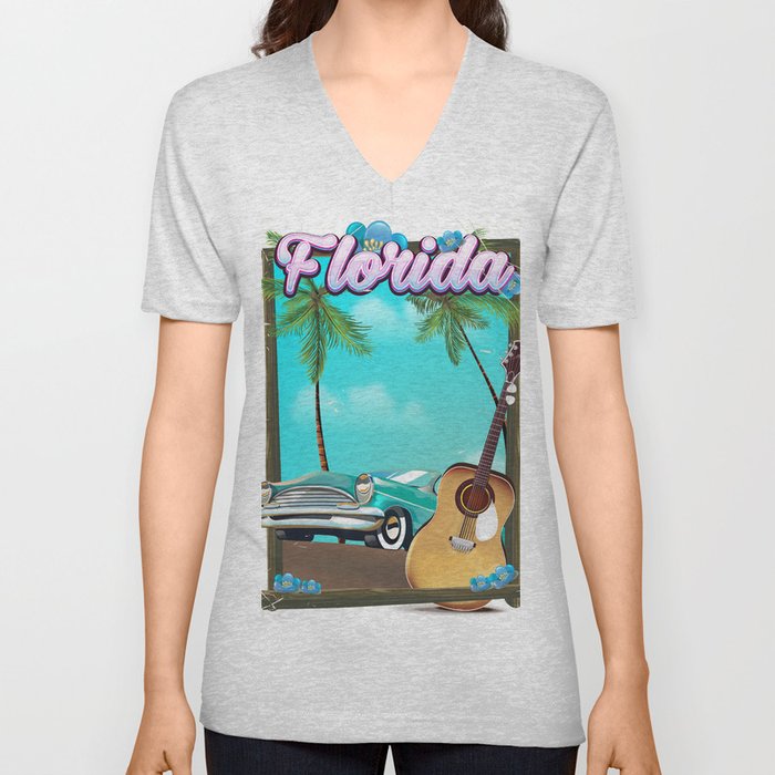 Florida V Neck T Shirt