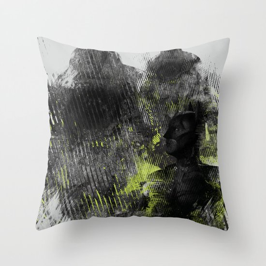 Polar Opposite Throw Pillow