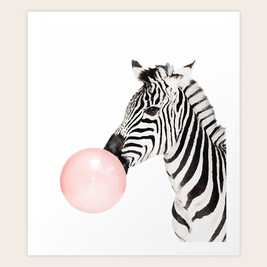 Zebra Art Print