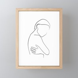 Self-care first Framed Mini Art Print