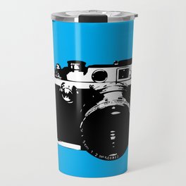 Leica in Blue Travel Mug