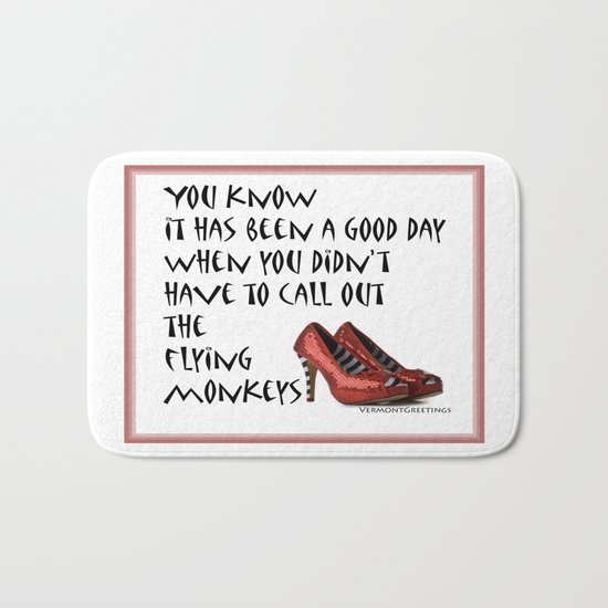 Ruby Slippers Bath Mat