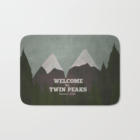 Welcome to Twin Peaks Bath Mat