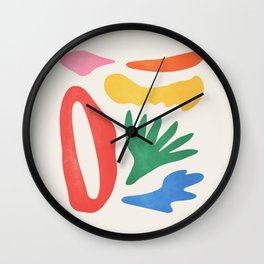 Collage I: Matisse Color Series | Mid-Century Edition Wall Clock