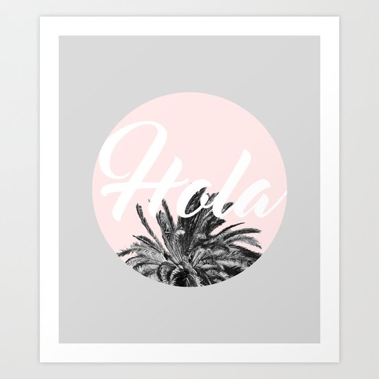 Hola! #society6 #decor #buyart Art Print