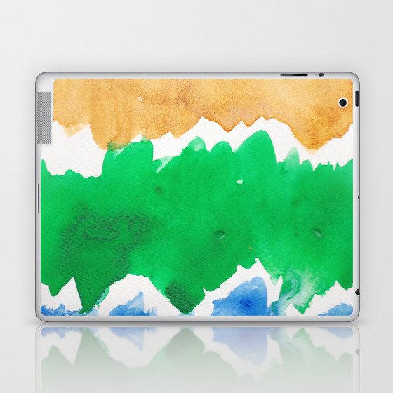 23  Watercolor November 2021 211130 Painting Valourine Original Design Color Bright Modern Contemporary  Laptop & iPad Skin