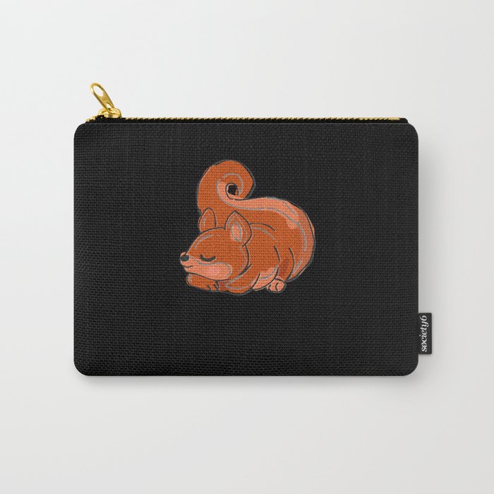 Sleeping Chipmunk Carry-All Pouch