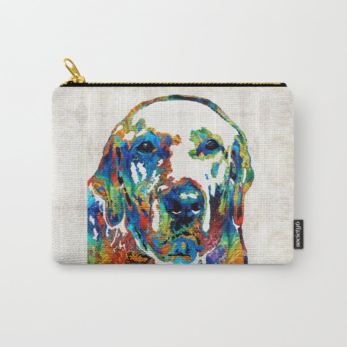 Labrador Retriever Art - Play With Me - By Sharon Cummings Carry-All Pouch