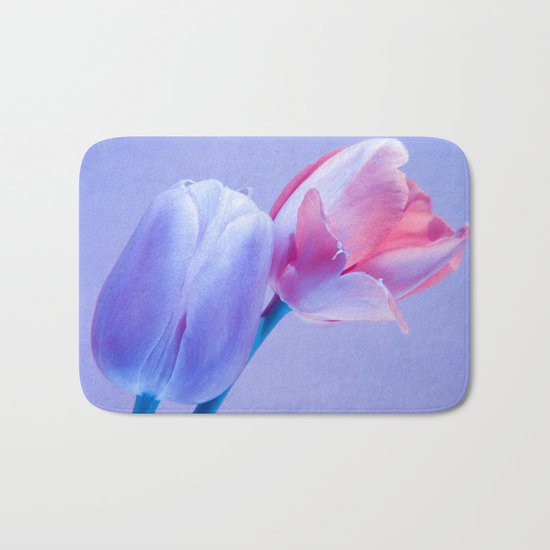 SPRING TULIPS Bath Mat