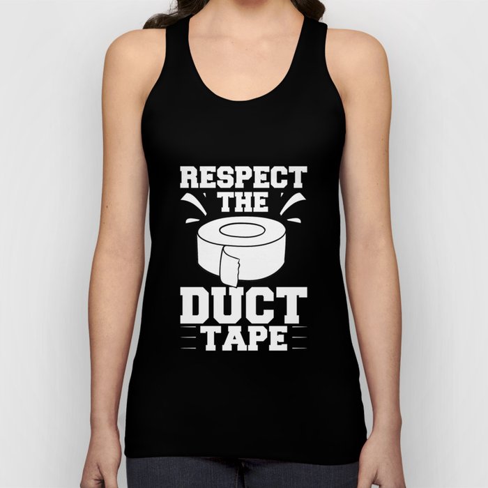 Duct Tape Roll Duck Taping Crafts Gaffa Tape Tank Top