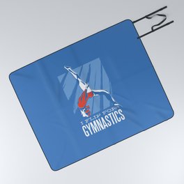 Flip For Gymnastics Picnic Blanket