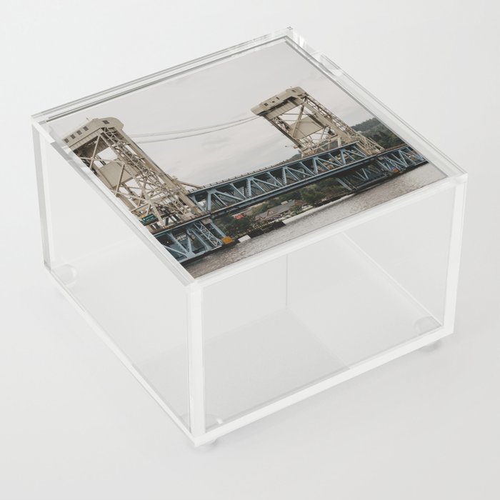 suspension bridge Acrylic Box