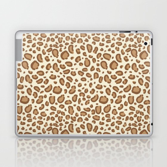 Leopard spots animal pattern print minimal basic home decor safari animals Laptop & iPad Skin