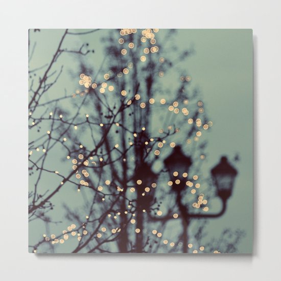 Winter Lights Metal Print