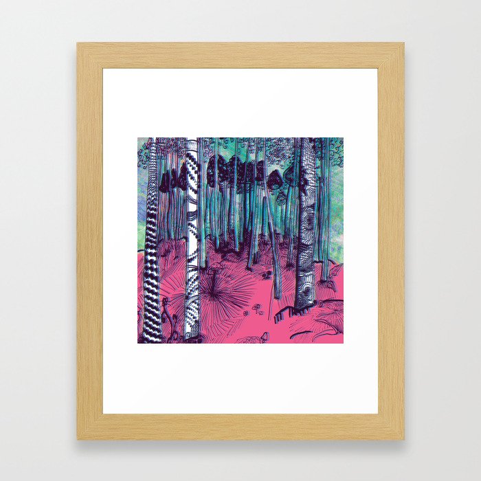 Hunter on Shrooms Framed Art Print