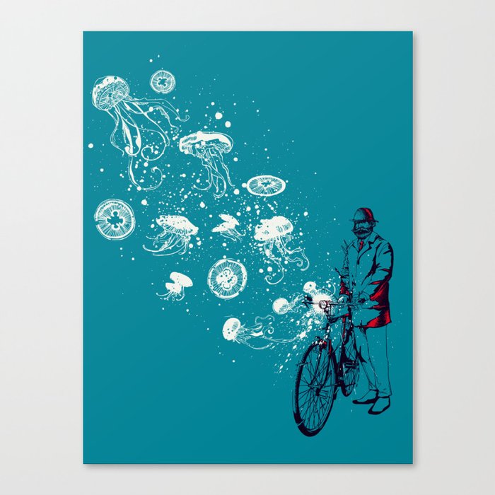 Journey in Blue Canvas Print