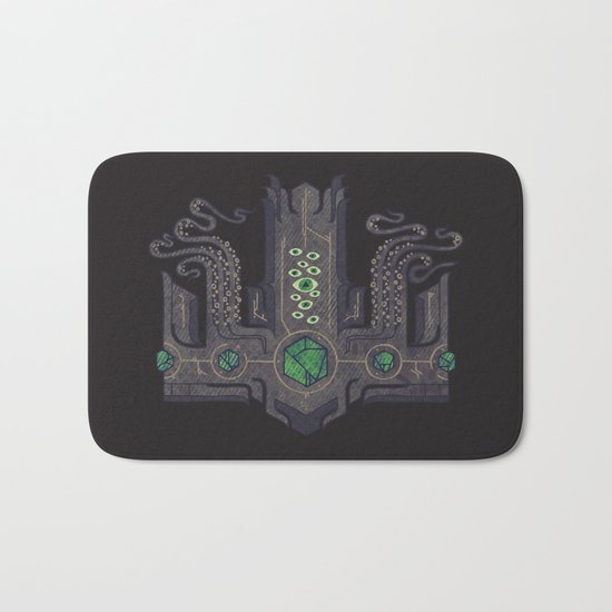The Crown of Cthulhu Bath Mat