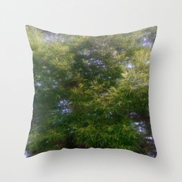 Tree Leaves 18 Throw Pillow
