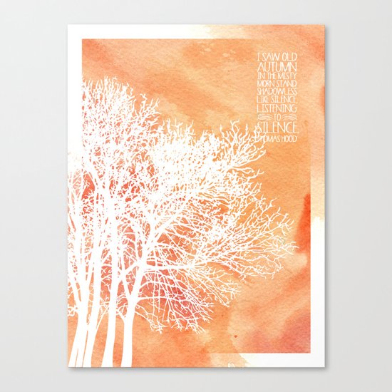 Autumn Silence Canvas Print