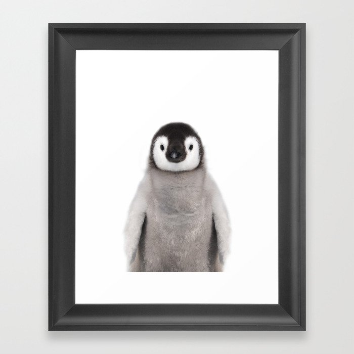 Baby Penguin Framed Art Print