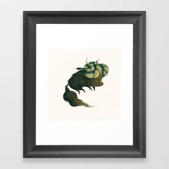le noireau Framed Art Print