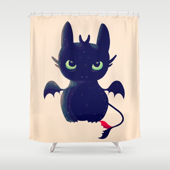 Night Fury Shower Curtain