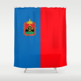 flag of Kemerovo Shower Curtain