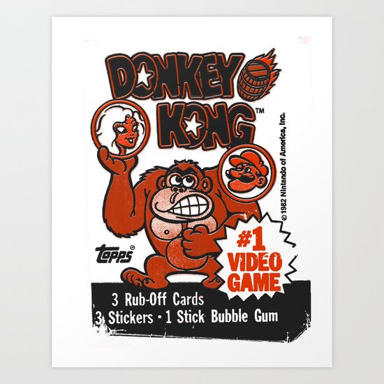 Dk Trading Card Pack Art Print By Twelvegauge Society6