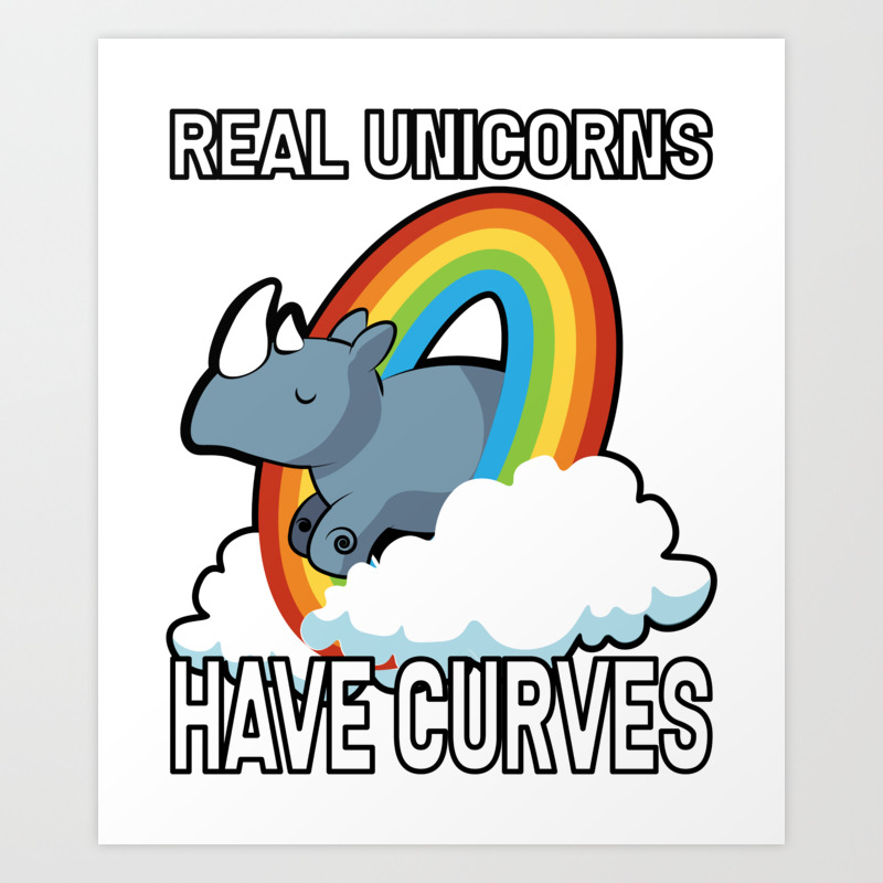 real unicorns have curves