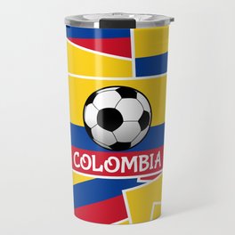 Colombia Football Travel Mug