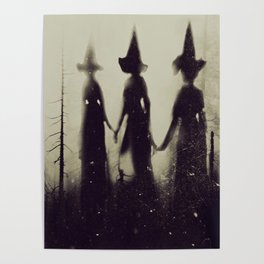 Shadow witches sepia  Poster